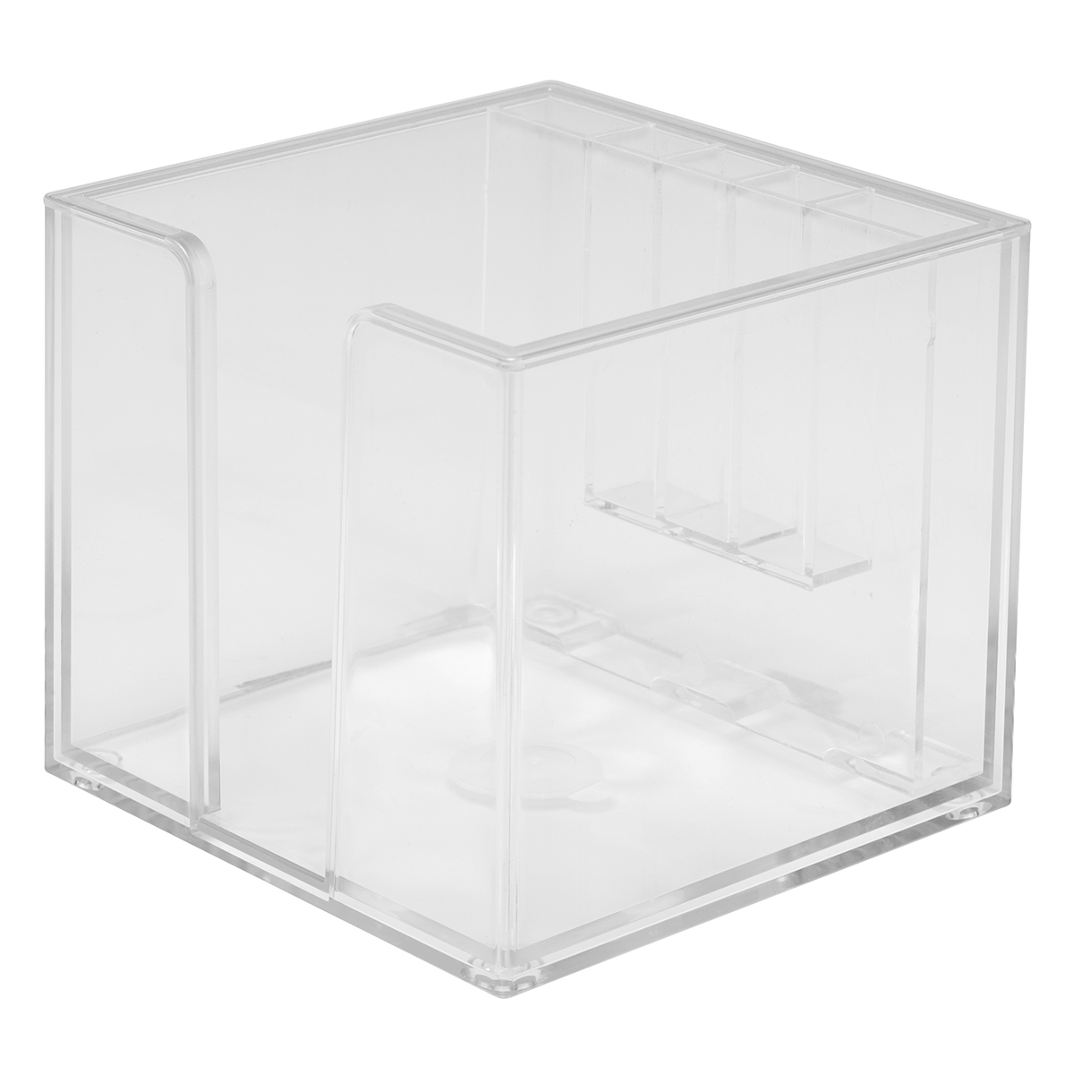 Zettelbox, doppelwandig mit Köcher