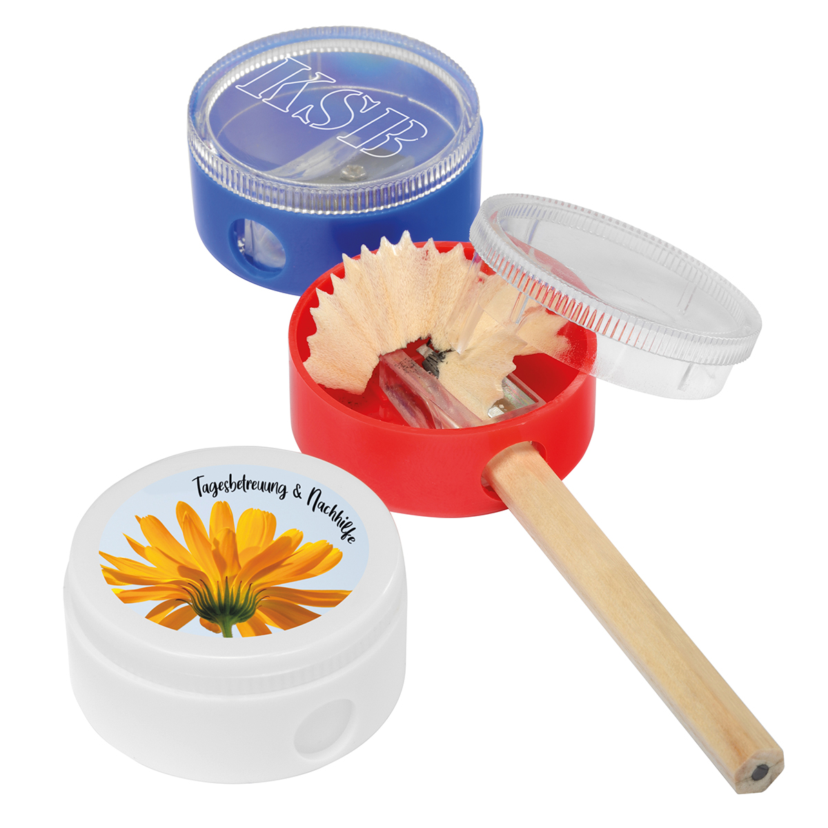 Bleistiftspitzer, rund