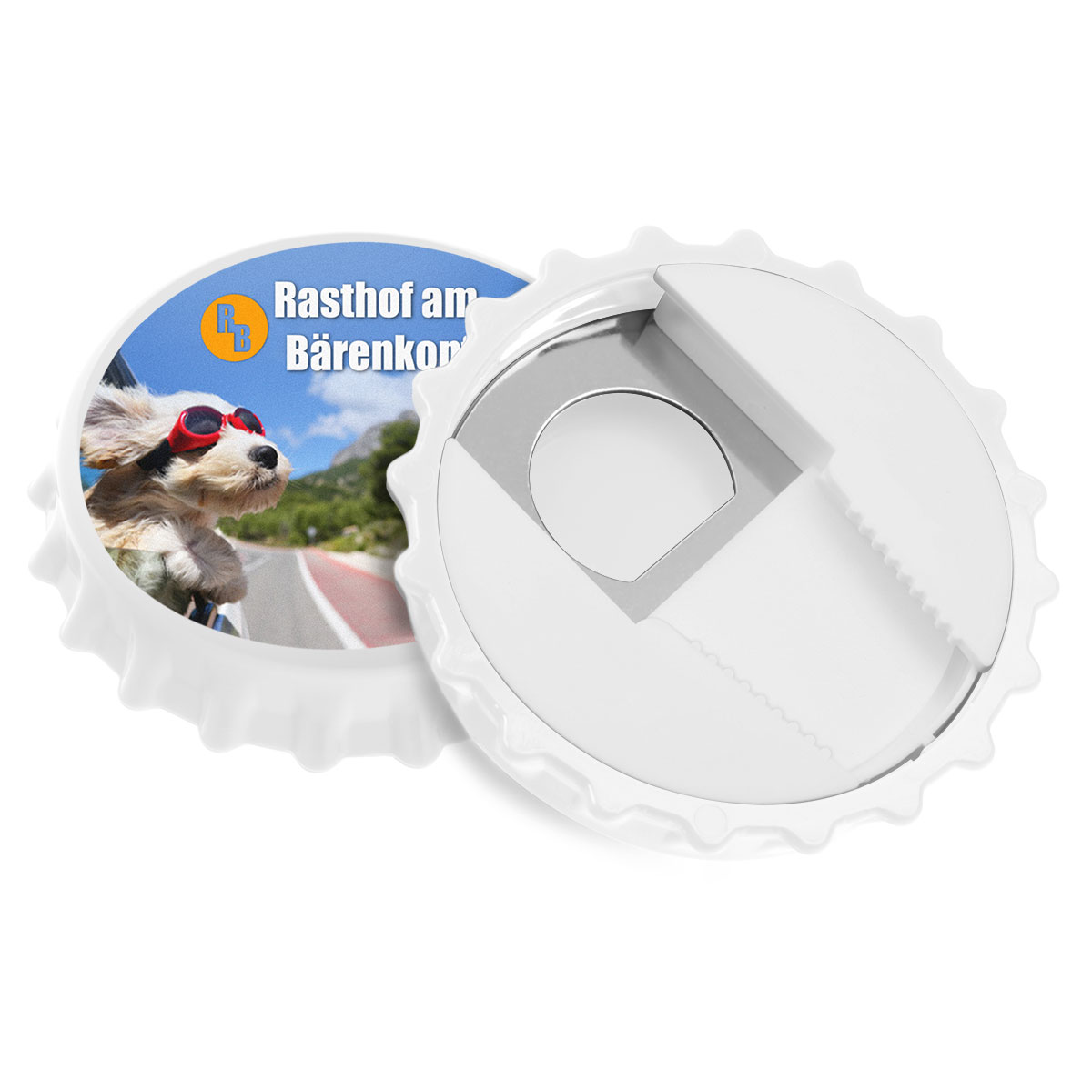 Flaschenöffner mit Verschluss