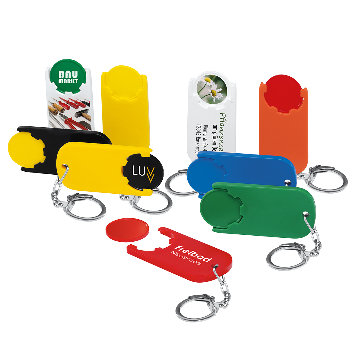 Chiphalter mit 1€-Chip