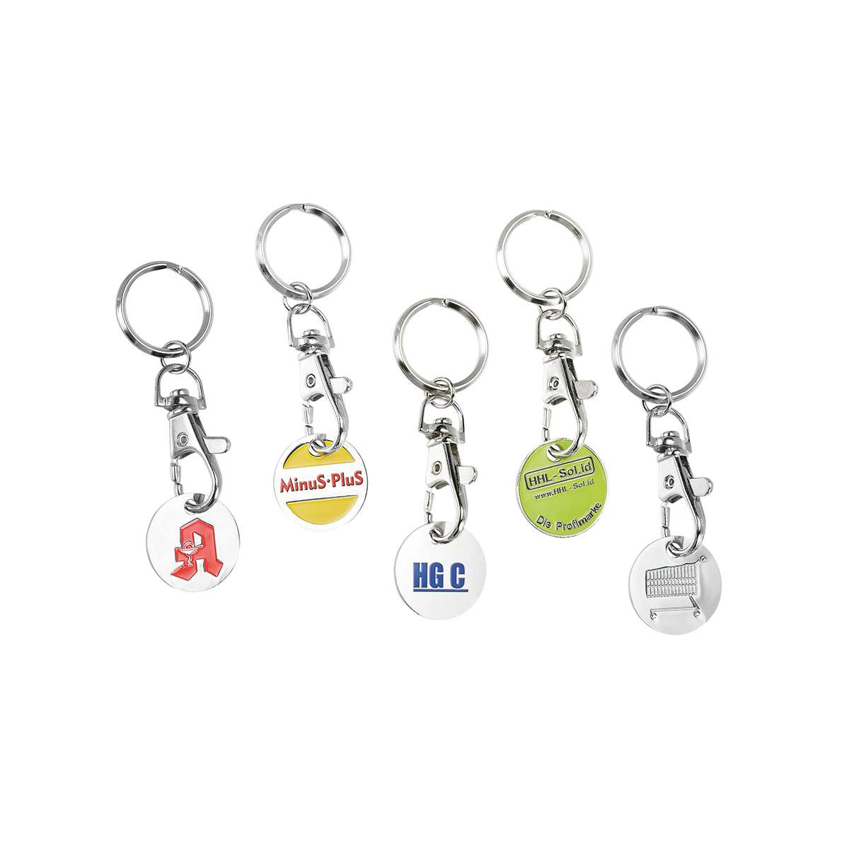 Chiphalter und Chip aus Metall