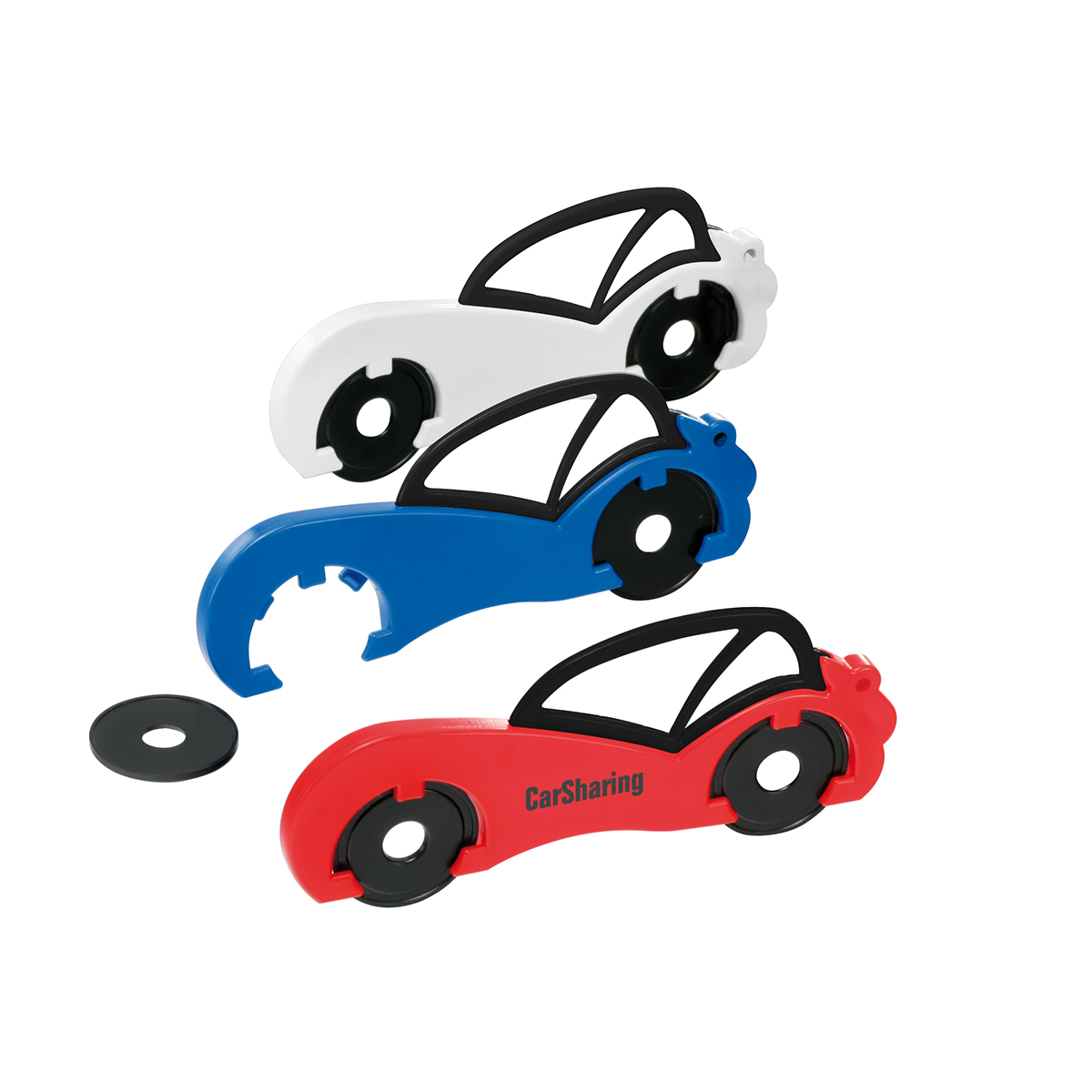 Chiphalter mit zwei 1€-Chips "Auto´´