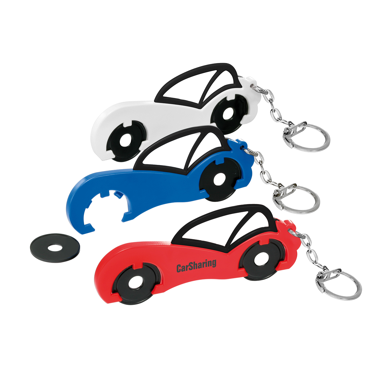 Chiphalter mit zwei 1€-Chips´´Auto´´